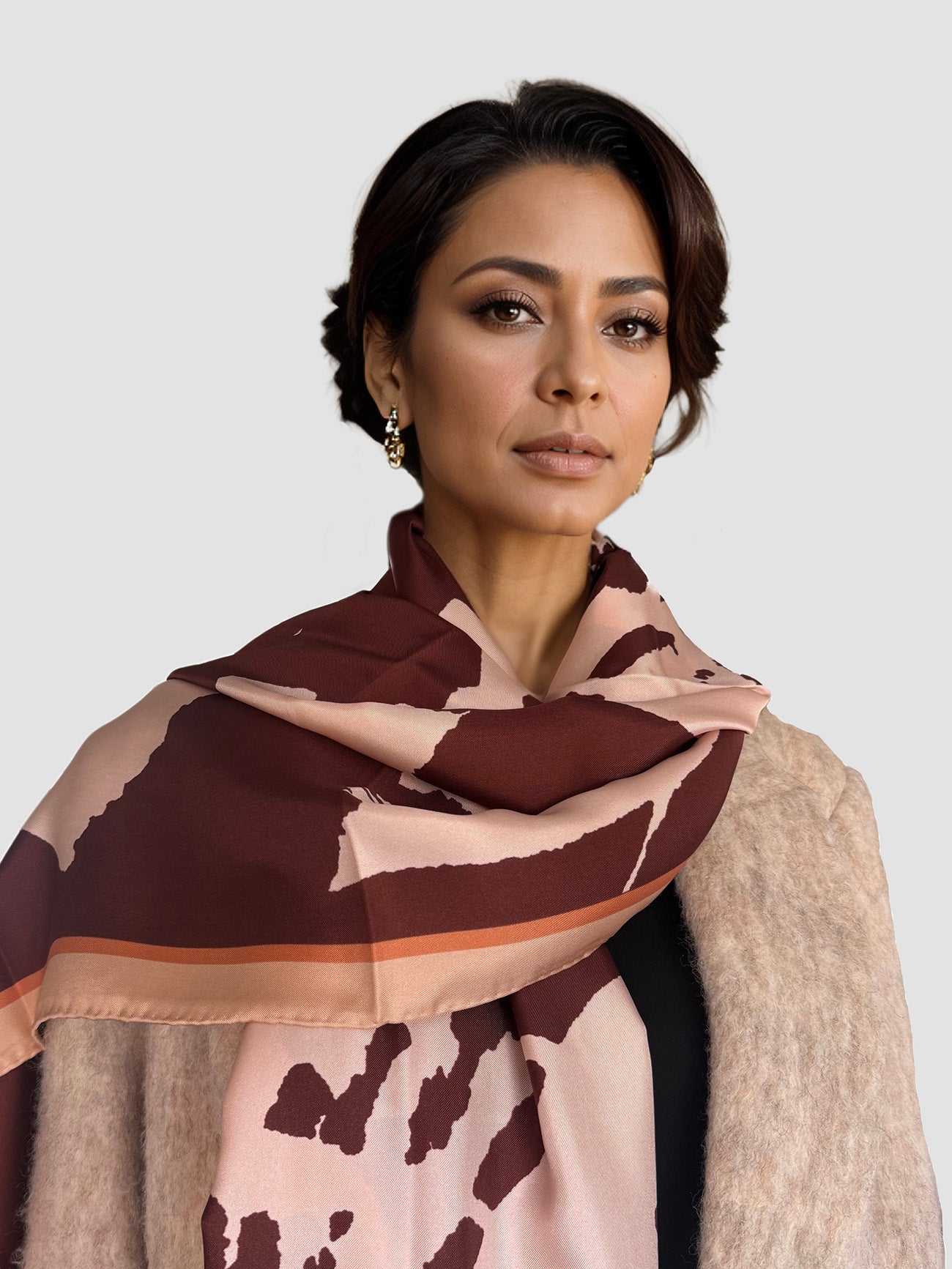 Ava scarf - burgundy