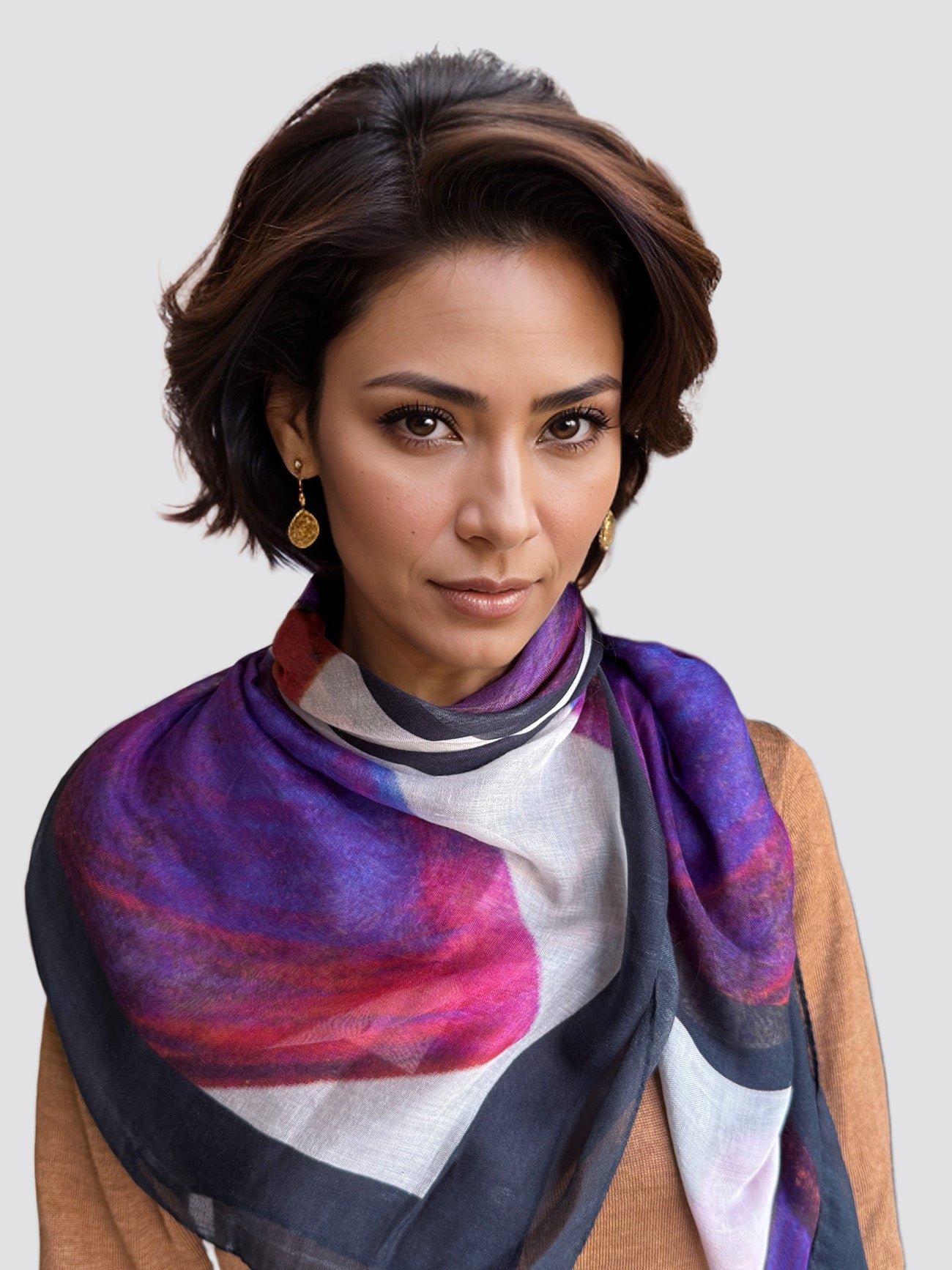 Pixel Dust scarf - Modal Cashmere