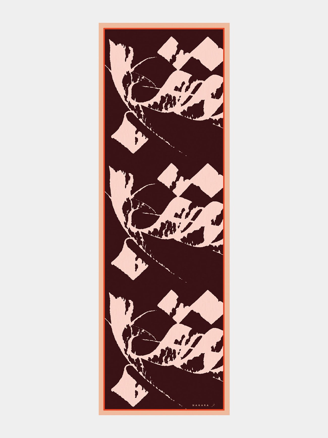 Ava scarf - burgundy