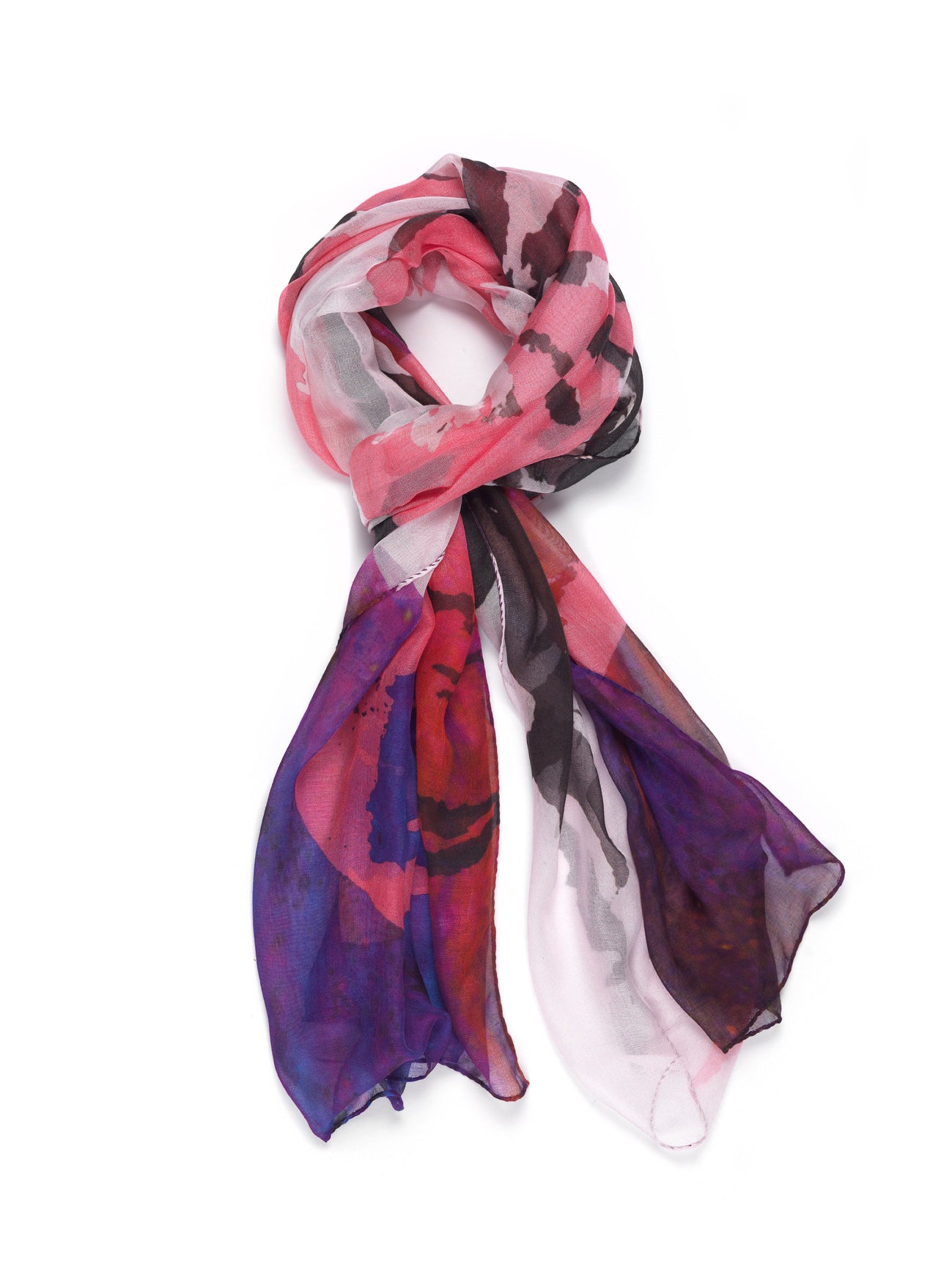 Graffiti Love scarf - modal cashmere